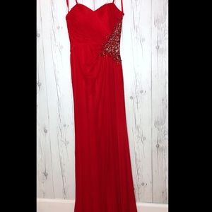 Red prom dress